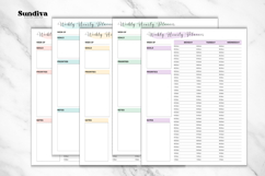 Weekly Hourly Planner Editable Template 2 Product Image 3