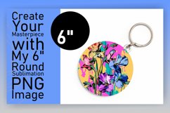 Bright Pop Art Sublimation Circle/Round Design Product Image 1