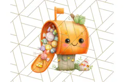 Halloween Neighborhood Clipart PNG for Trick or Treat Product Image 5