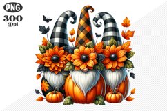 Halloween Gnomes Sublimation - Clipart PNG Design Product Image 1