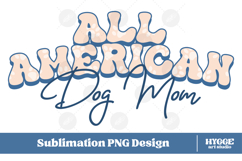 American Dog Mama Papa 4th of July USA Paw DTF PNG Bundle Product Image 4