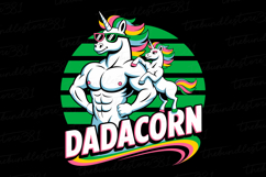 Dadacorn svg | Father&#039;s day Svg | Svg Files Product Image 1