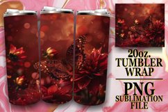 Sublime Spring Butterfly Tumbler - Whimsical Charm Product Image 1