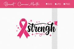 Strength of Hope Pink Design, Breast Cancer Awarness month Product Image 1