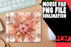 whimsical MOUSE MAT Fun Ideas, Autumn Flower Product Image 1