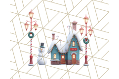 Christmas Train Ride PNG Clipart with Yeti and Elves Product Image 3