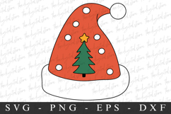 Santa Hat Svg | Christmas svg | Svg cut file Product Image 1