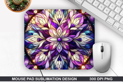 Flowers Mouse Pad Sublimation, Summer Mouse Pad PNG Product Image 1
