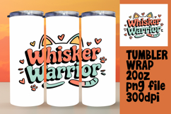 DYNAMIC 20oz Tumbler Artwork , Cat Quote Product Image 1