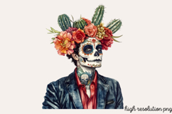 Da de Los Muertos Sublimation PNG Product Image 1
