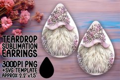 Lively Gnome Palette: Watercolor Teardrop Delights Product Image 1