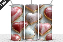 Valentines Love Skinny Tumbler PNG Wrap| Valentines Tumbler Product Image 1