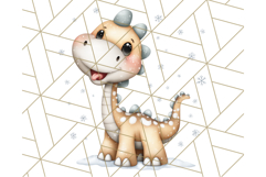 Christmas Dinosaur Party Png, Dino Clipart PNG Product Image 3