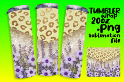 ARTISTIC PNG for 20oz Tumbler , Leopard Print Product Image 1