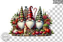 Christmas Gnome Sublimation - Clipart PNG Design Product Image 1