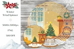 Christmas Tree Wind Spinner, Christmas Wind Spinner Design Product Image 1