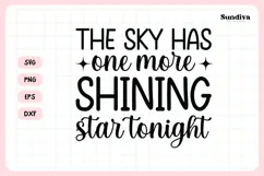 Heartfelt Memorial Quote SVG | One More Shining Star Product Image 3