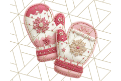 Christmas Clipart, Crafter’s Christmas Paper and Fabric Art Product Image 3