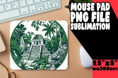 Sublimation Scenic Design Mouse Pad PNG Product Image 1
