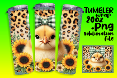SOPHISTICATED 20oz Tumbler Template , Cute Animals Product Image 1