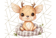 Woodland Nursery Baby Animals And Fantasy Forest PNG Clipart Product Image 3
