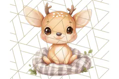 Woodland Nursery Baby Animals And Fantasy Forest PNG Clipart Product Image 3