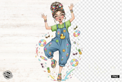 Summer Pretty Girl Clipart Product Image 1
