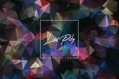 Low poly banner with geometric triangle shapes background Product Image 1