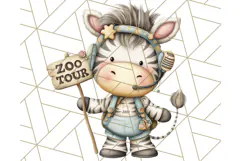 Zoo Animal Occupations PNG, Cute Career Clipart Product Image 3