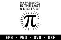 Pi Svg Design|Pi Mathematics SVG Cut files | Cricut Product Image 1