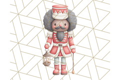 Nutcracker Clipart, Festive Holiday Toy Soldier PNG Art Product Image 3