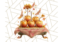 Autumn Circus Clipart Carnival Tent Fall PNG, Vintage Circus Product Image 3