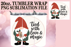 Dreamy Reflections 20oz tumbler wrap, Holiday Gnome Product Image 1