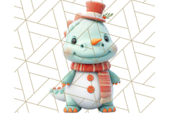 Dinosaur Costume Clipart, Cute Dinos in Halloween Outfits Product Image 3