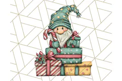 Christmas Gnome Clipart, Holiday Gnomes PNG Illustrations Product Image 3