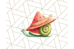 Tropical Fruit Party Animals PNG Clipart, Cute Summer Animal Product Image 3