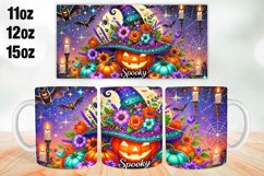 Spooky Season Mug Wrap Sublimation 11oz, 12oz, 15oz Product Image 1