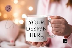 Valentine's Mug Mockup In Hands | Valentine's Day Mockup Product Image 1