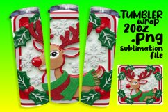 EYE-CATCHING 20oz Tumbler Design , 3D Xmas Product Image 1