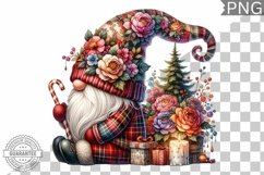 Christmas Gnome Sublimation - Clipart PNG Design Product Image 1