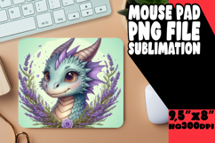RADIANT mouse mat Sublimation Ideas, Dragon Product Image 1