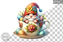 Easter Gnome Sublimation - Clipart PNG Design Product Image 1
