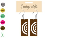 Template Earrings SVG Cut Files Product Image 1