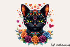 Da de Los Muertos Animals PNG Product Image 1