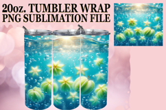 Bright Mornings 20oz tumbler wrap, 3D Fruits Product Image 1