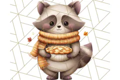 Cottagecore Halloween Clipart Cozy PNG, Autumn Fall Png Product Image 3