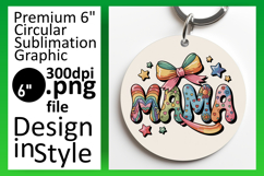 Artistic Circle Design Car Coaster , Mama Product Image 1