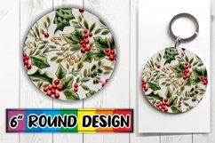 Festive 3D Stitched Ornament Sublimation Art Product Image 1
