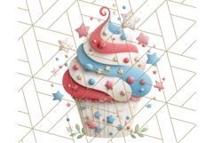 Paper Cupcake Clipart Layered Paper Scrapbook Collage Png Product Image 3
