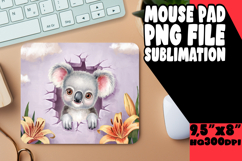 BLISSFUL DESK PAD ARTISTIC PNG, Animals In Wall Product Image 1